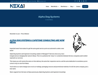 alphadogsystems.com screenshot
