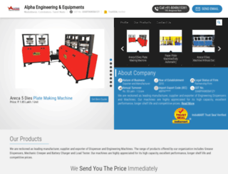 alphaengineering.in screenshot