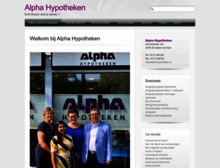 alphahypotheken.nl screenshot