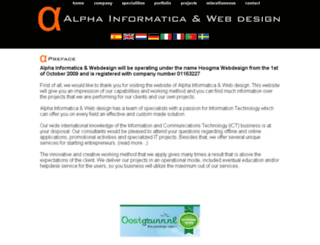 alphainformatica.com screenshot