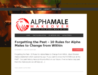 alphamalemakeover.com screenshot