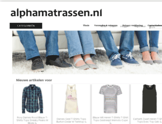 alphamatrassen.nl screenshot