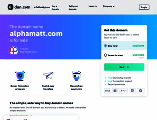 alphamatt.com screenshot