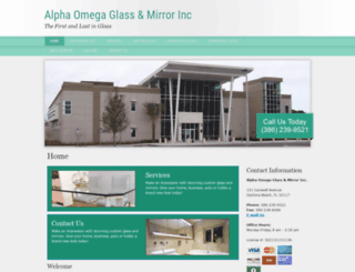 alphaomegaglass.com screenshot