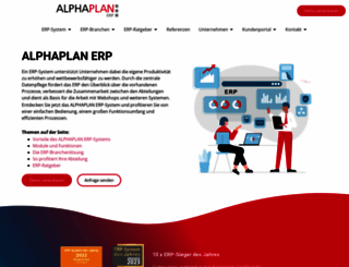 alphaplan.de screenshot