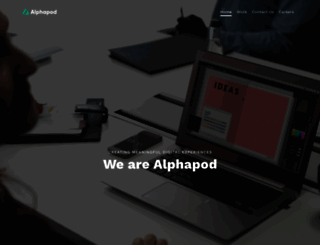 alphapod.com screenshot
