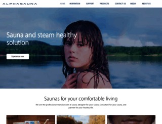 alphasauna.com screenshot