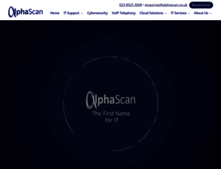 alphascan.co.uk screenshot