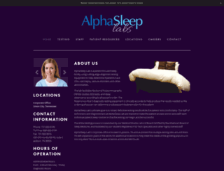 alphasleeplab.com screenshot