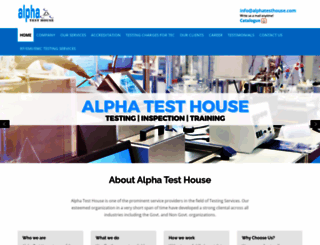 alphatesthouse.com screenshot