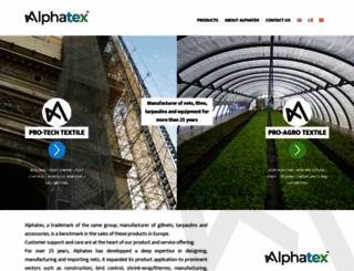 alphatex.eu screenshot