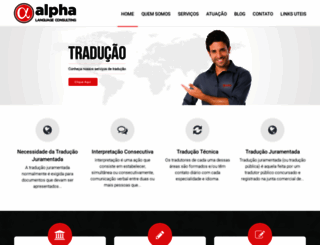 alphatradu.com.br screenshot