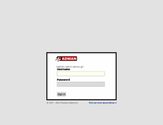 alphatv-admin.adman.gr screenshot