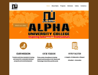 alphauniversity.net screenshot