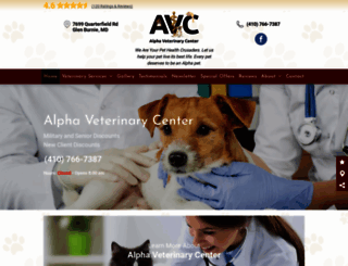 alphavetcenter.com screenshot