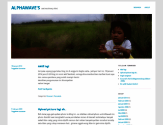 alphawave.wordpress.com screenshot