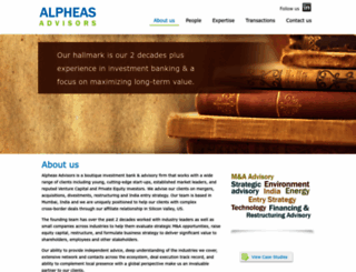 alpheas.com screenshot