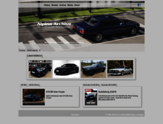 alpina-archive.com screenshot