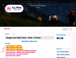 alpina.be screenshot