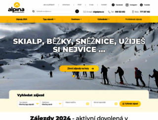 alpina.cz screenshot