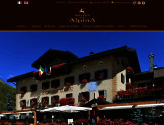 alpinahotel.it screenshot