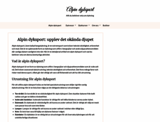 alpindyksport.se screenshot