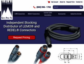 alpine-electronics.com screenshot
