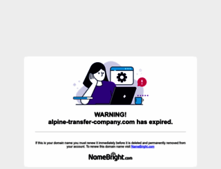 alpine-transfer-company.com screenshot