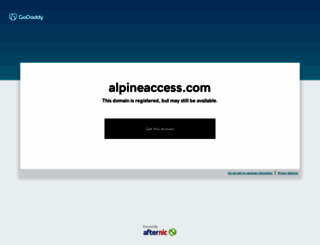 alpineaccess.com screenshot