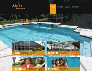 alpinealuminum.com screenshot
