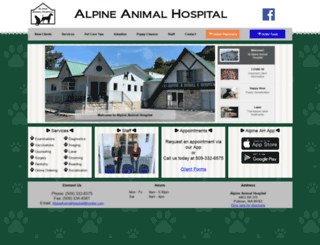 alpineanimalhospital.com screenshot