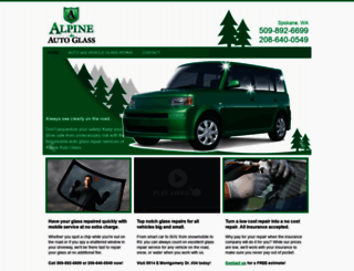 alpineautoglassllc.com screenshot