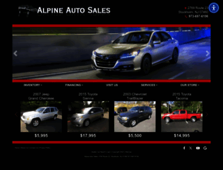 alpineautosalesnj.net screenshot