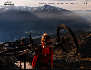 alpinebiking.de screenshot