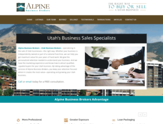 alpinebusinessbrokers.com screenshot