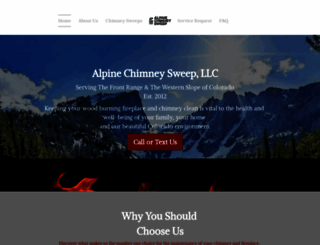 alpinechimneysweep.com screenshot
