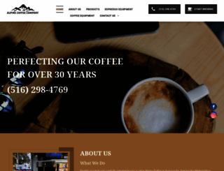 alpinecoffee.net screenshot