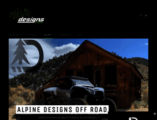alpinedesignsoffroad.com screenshot