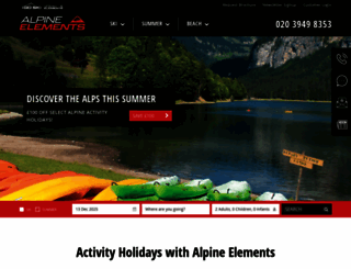 alpineelements.co.uk screenshot