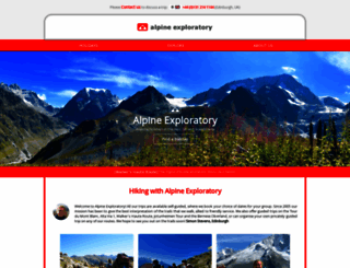 alpineexploratory.com screenshot