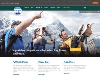 alpinehikers.com screenshot