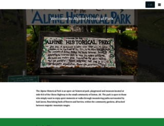 alpinehistoricalpark.org screenshot