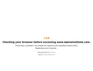 alpineinstitute.com screenshot
