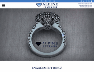alpinejewelers.com screenshot