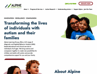 alpinelearninggroup.org screenshot