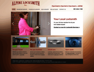 alpinelocksmithinc.com screenshot