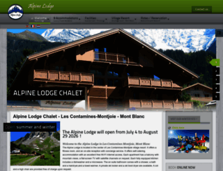 alpinelodge.fr screenshot