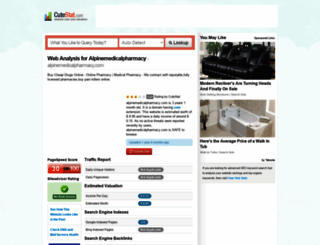 alpinemedicalpharmacy.com.cutestat.com screenshot
