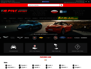 alpinemotorsny.com screenshot