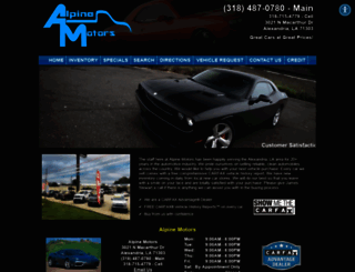 alpinemotorsofcenla.com screenshot